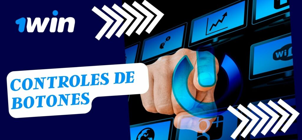 1Win Colombia Controles de botones en la tragaperras Fortune Tiger
