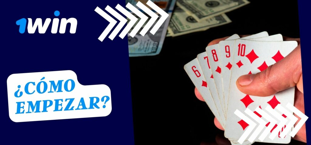 ¿Cómo empezar a jugar al póquer en 1Win Colombia?